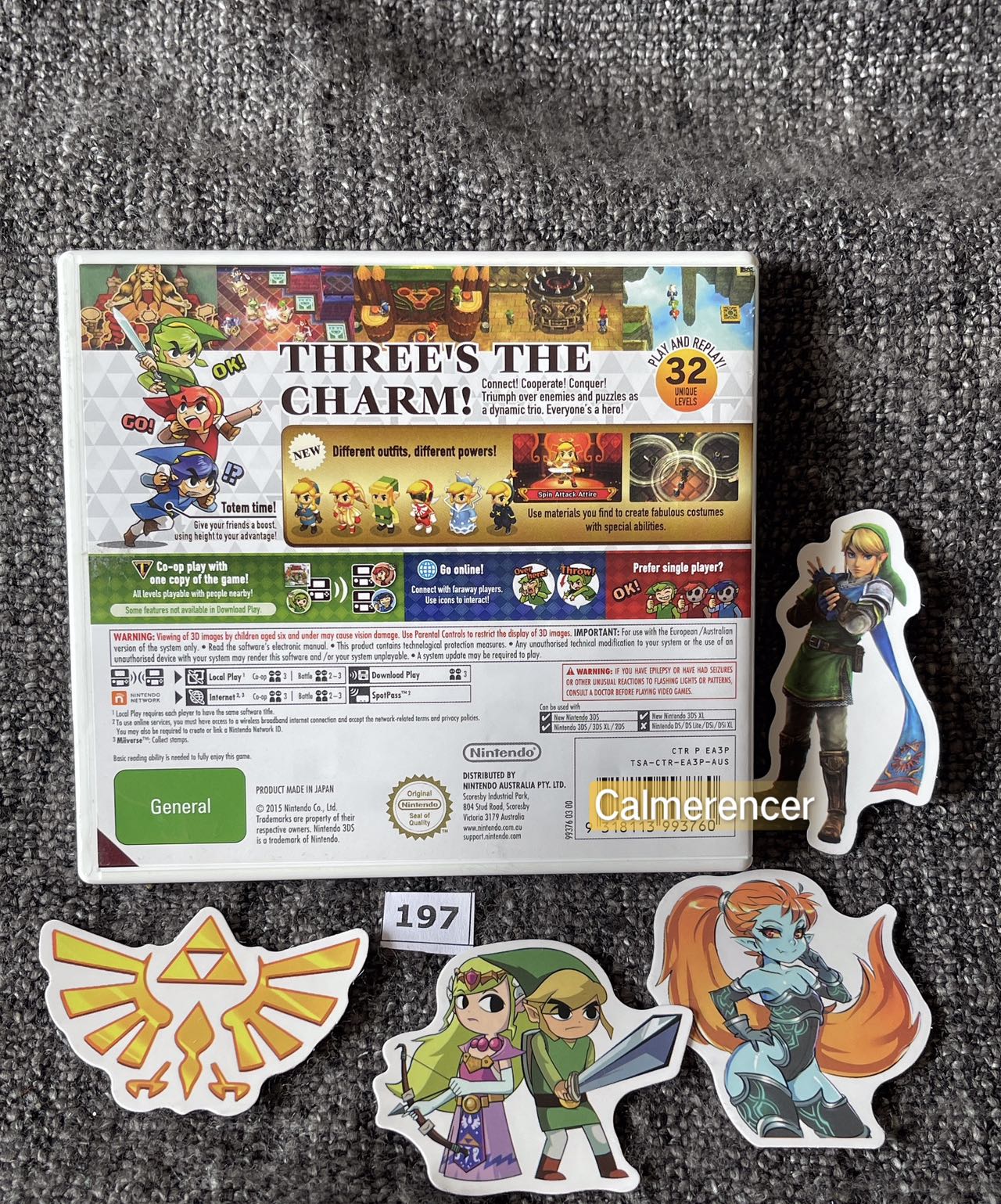 The Legend Of Zelda Tri Force Heroes Game Nintendo 3DS