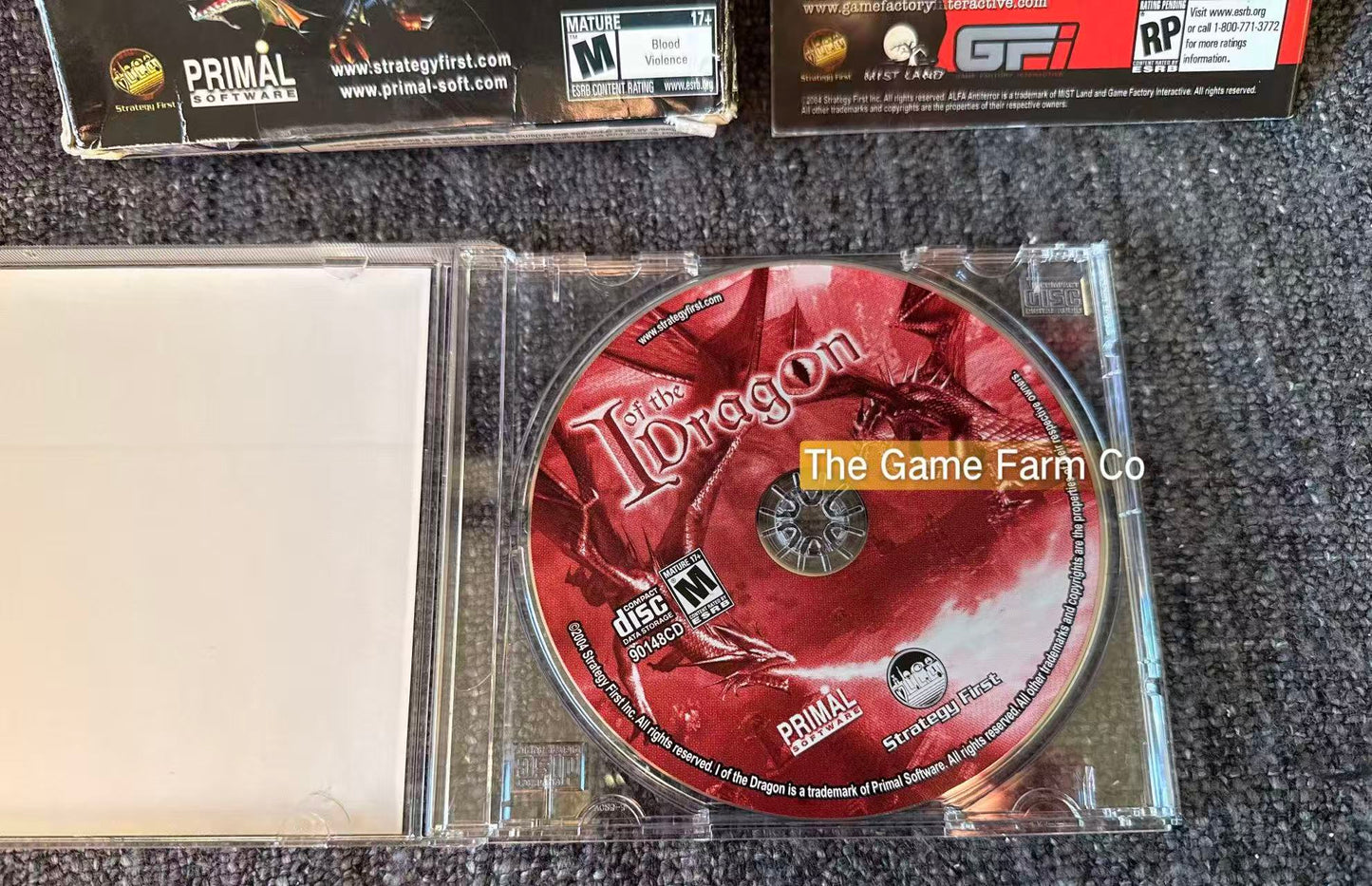 The I of the Dragon (PC) Complete in Box CIB Vintage Big Box Edition Authentic