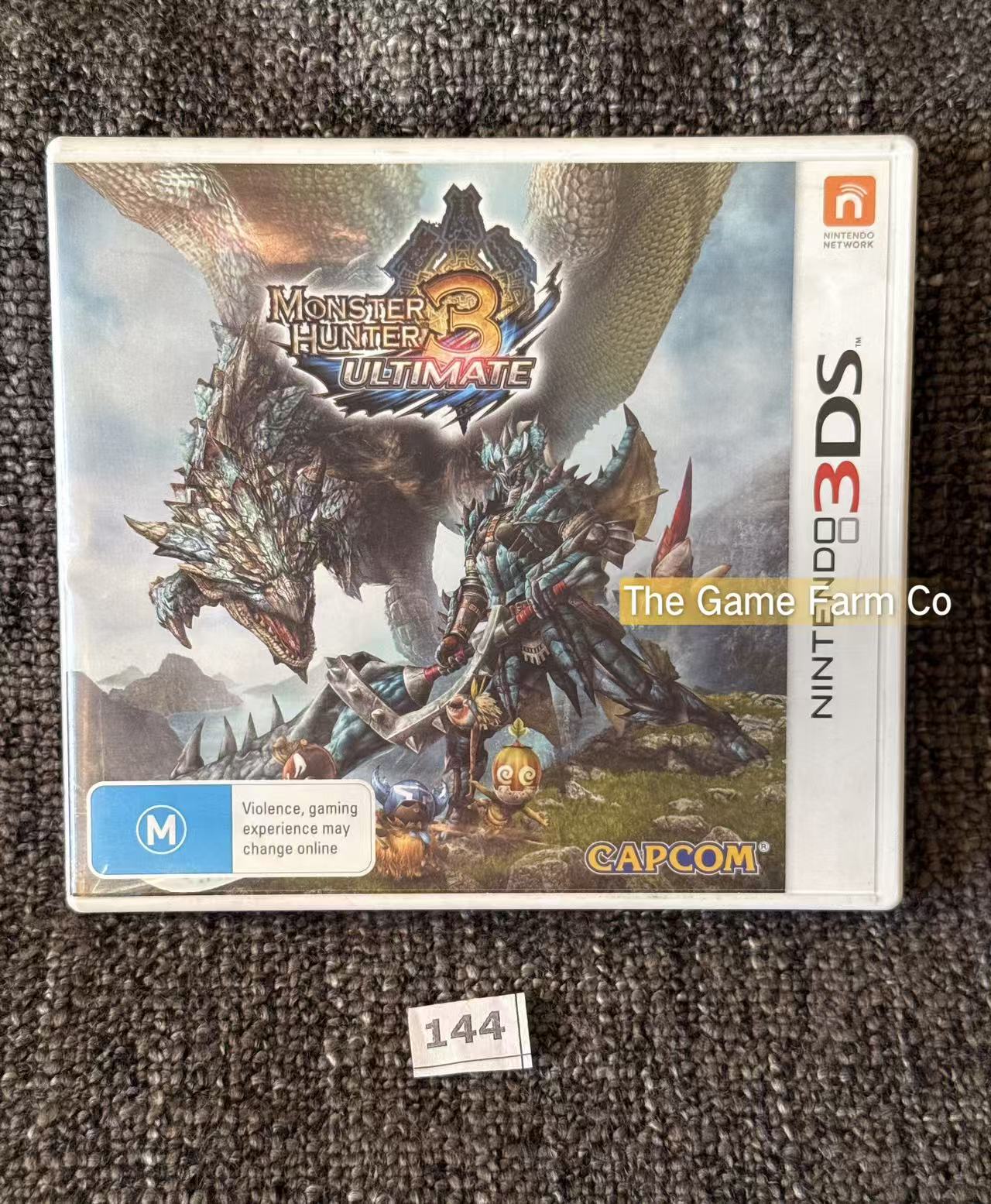 Monster Hunter 3 Ultimate Nintendo 3DS Complete PAL Tested Used