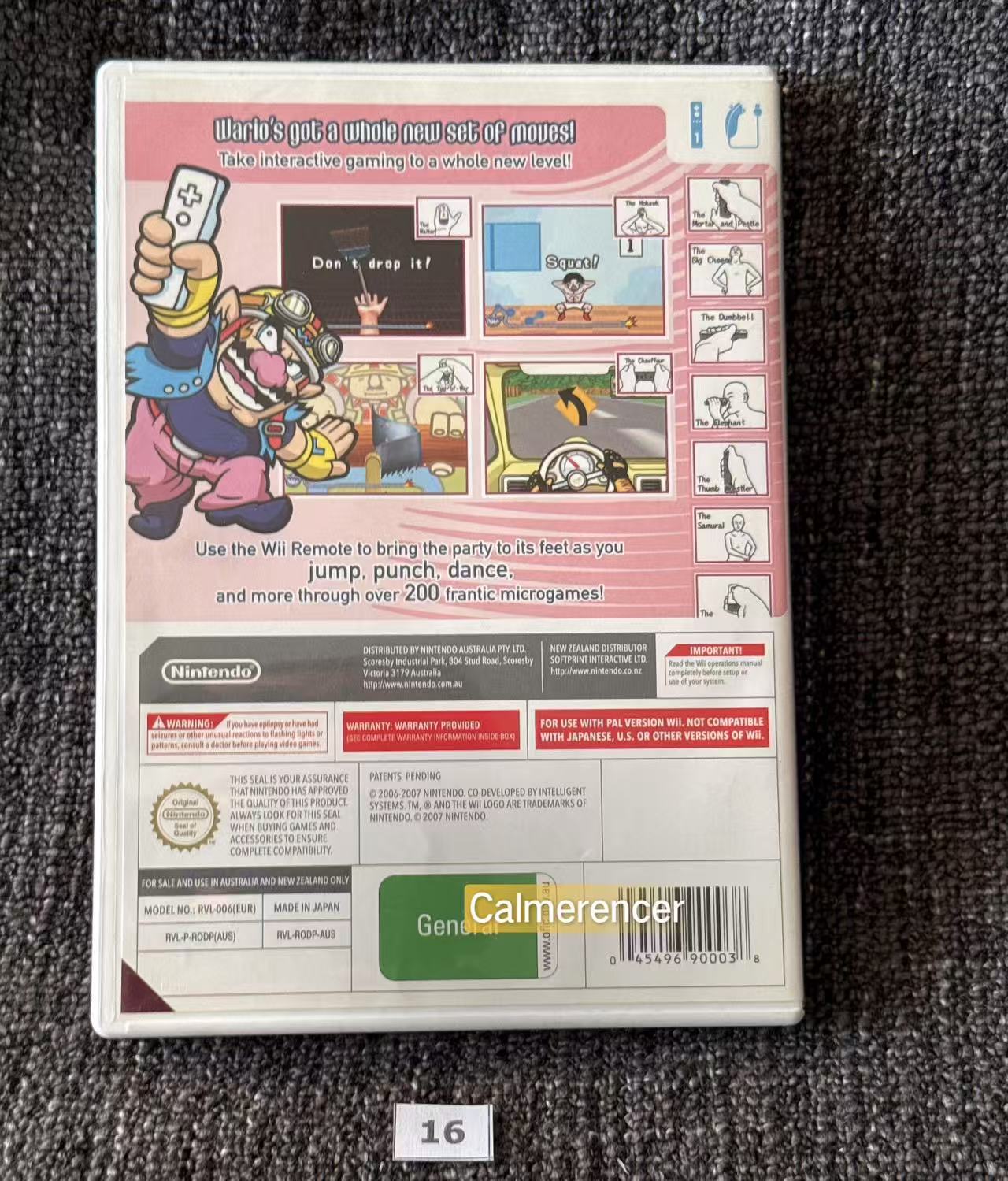 WarioWare Smooth Moves - Nintendo Wii game