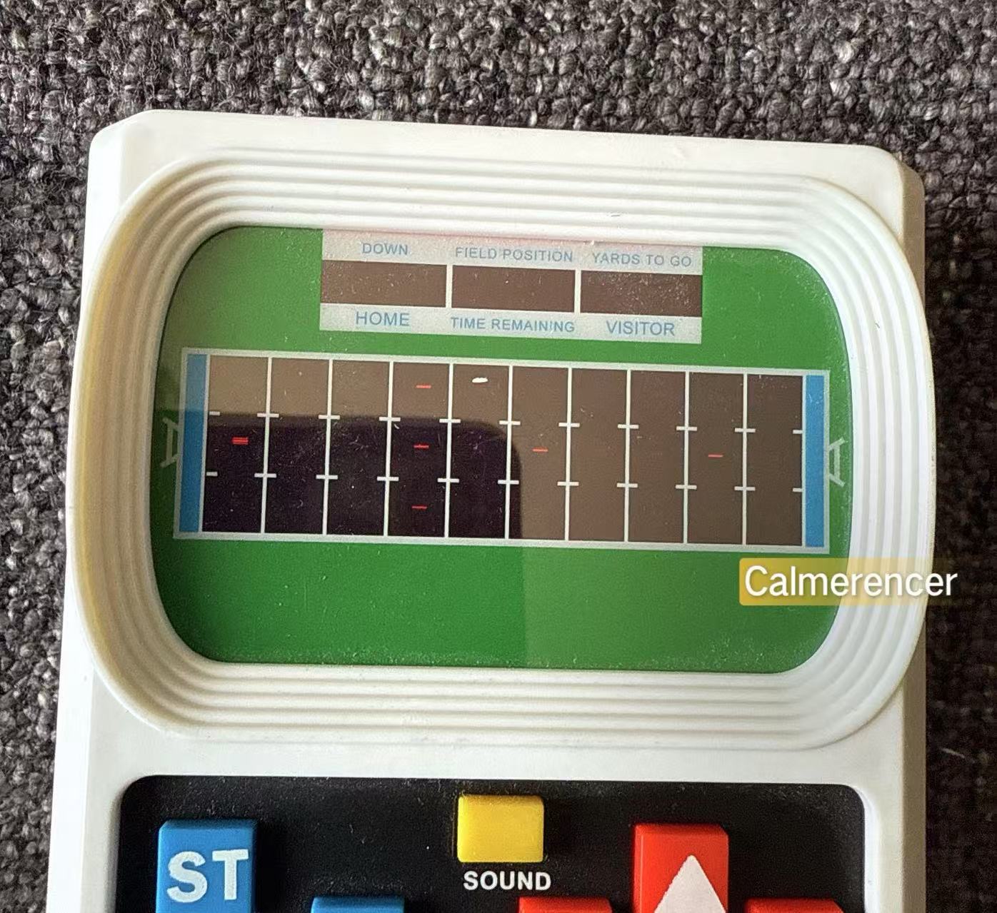 Mattel Electronic Football Handheld console in excellent condition