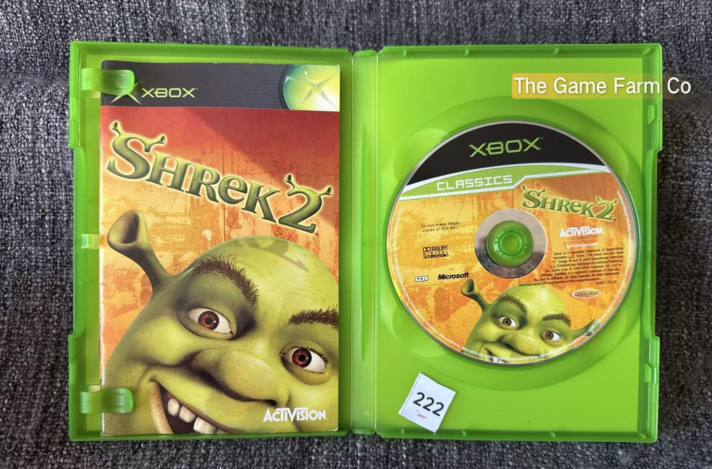 Shrek 2 Game Microsoft Xbox Original