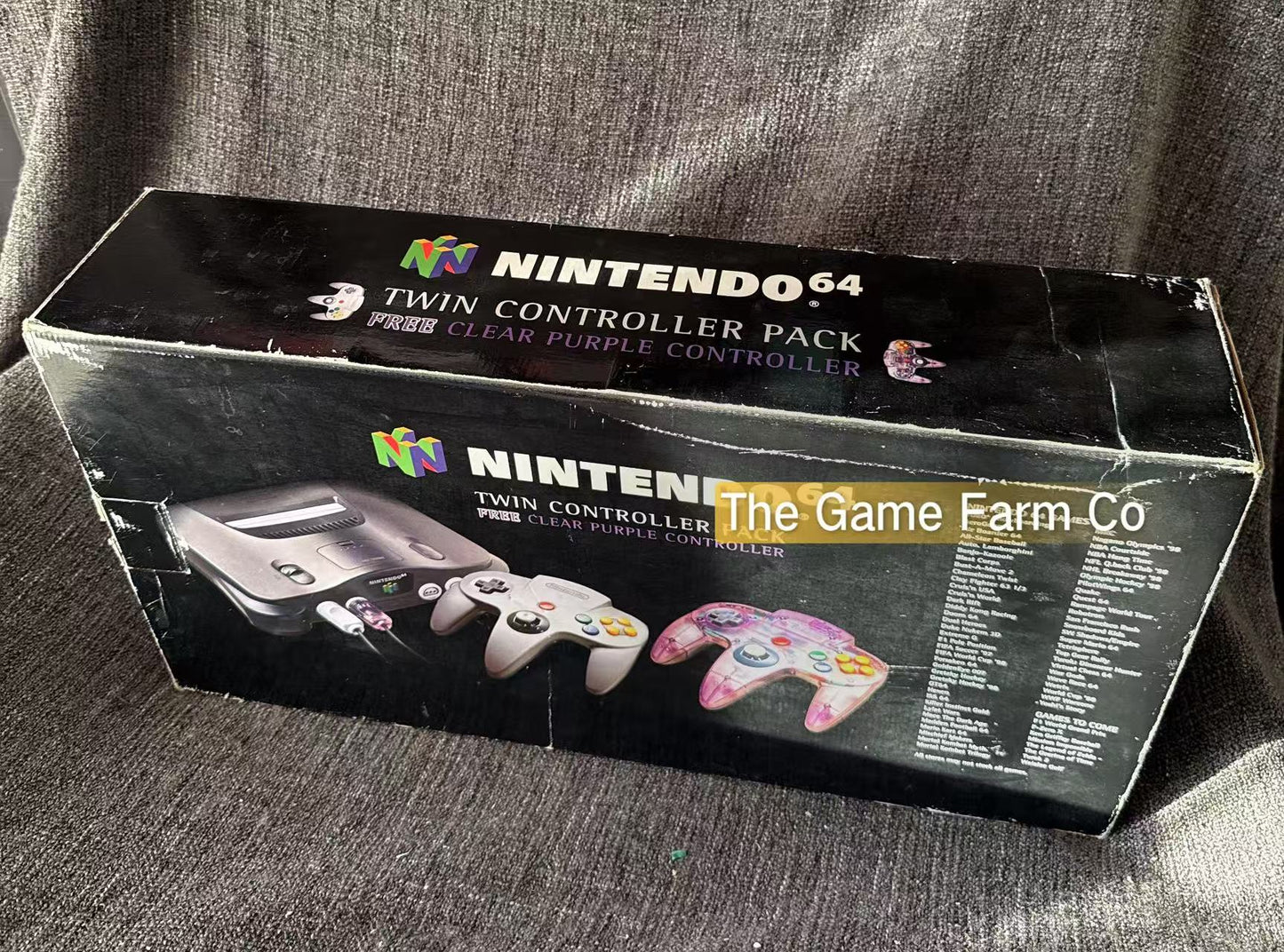 Nintendo 64  Twin Controller Pack (N64) Empty Console Box  -  Pal Version