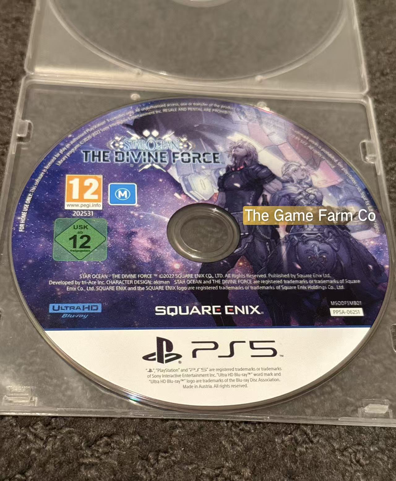 Star Ocean The Divine Force Loose Game - Sony Playstation 5 - Pal Version