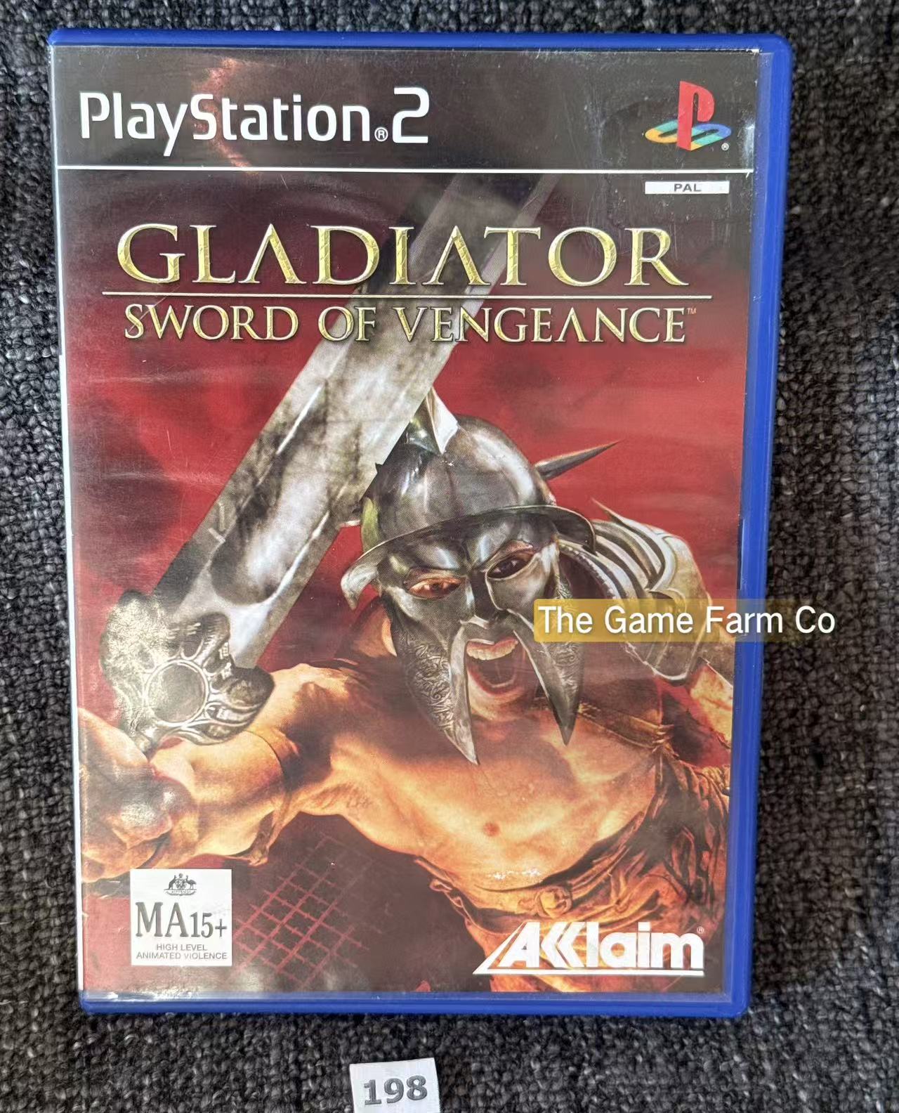 Gladiator: Sword of Vengeance PlayStation 2 Physical Game CIB PAL Tested Used