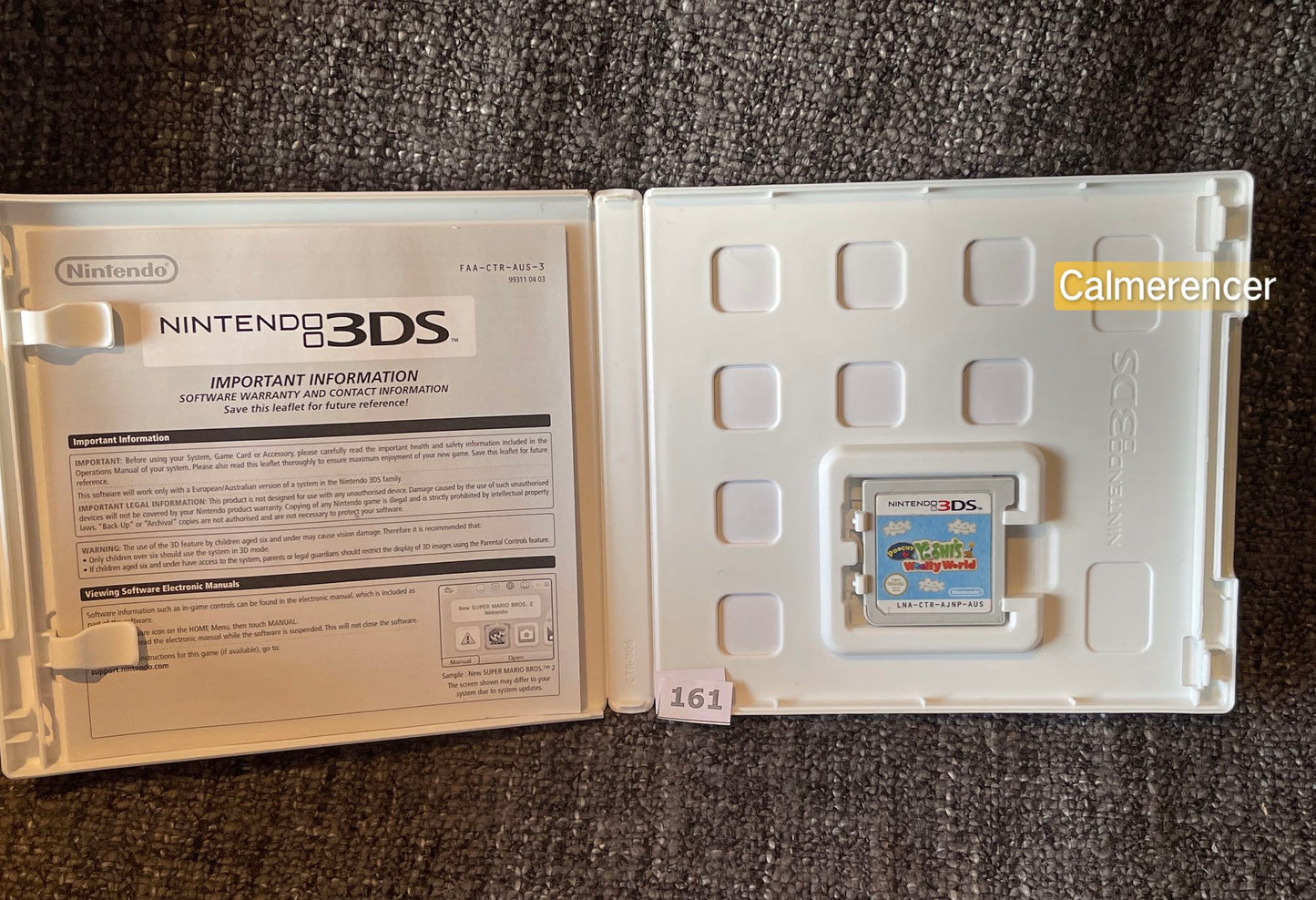 Yoshi's Woolly World Game Nintendo 3DS