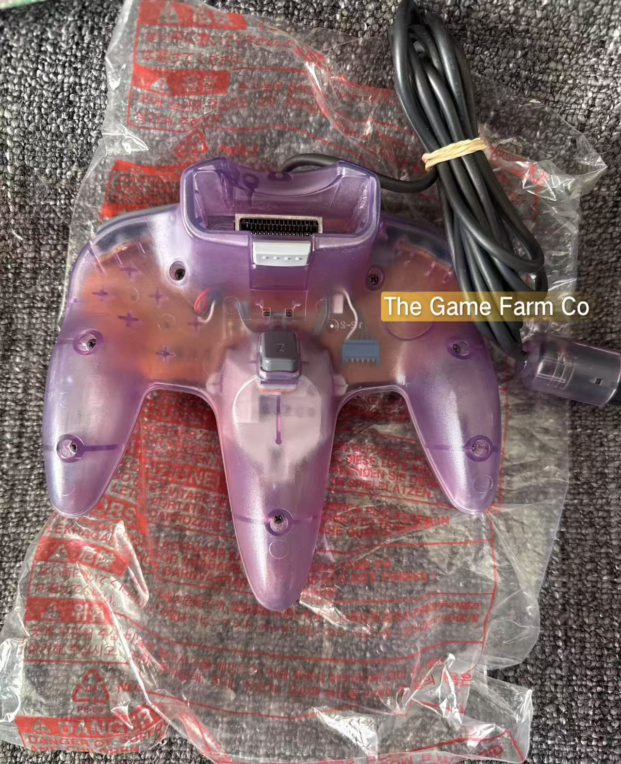 All Genuine Clear Purple boxed  N64 controller in good condition (Nintendo)