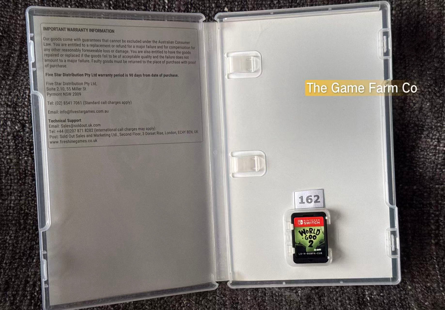 World of Goo 2 (Nintendo Switch, 2024) Physics Puzzle Game Used CIB PAL