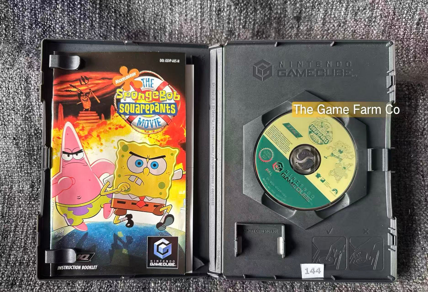 The SpongeBob SquarePants Movie Game (Nintendo GameCube) Complete CIB PAL