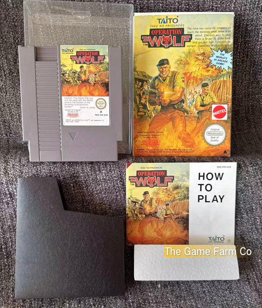 Operation Wolf Boxed Game - Nes - Nintendo / Entertainment System - Pal Version