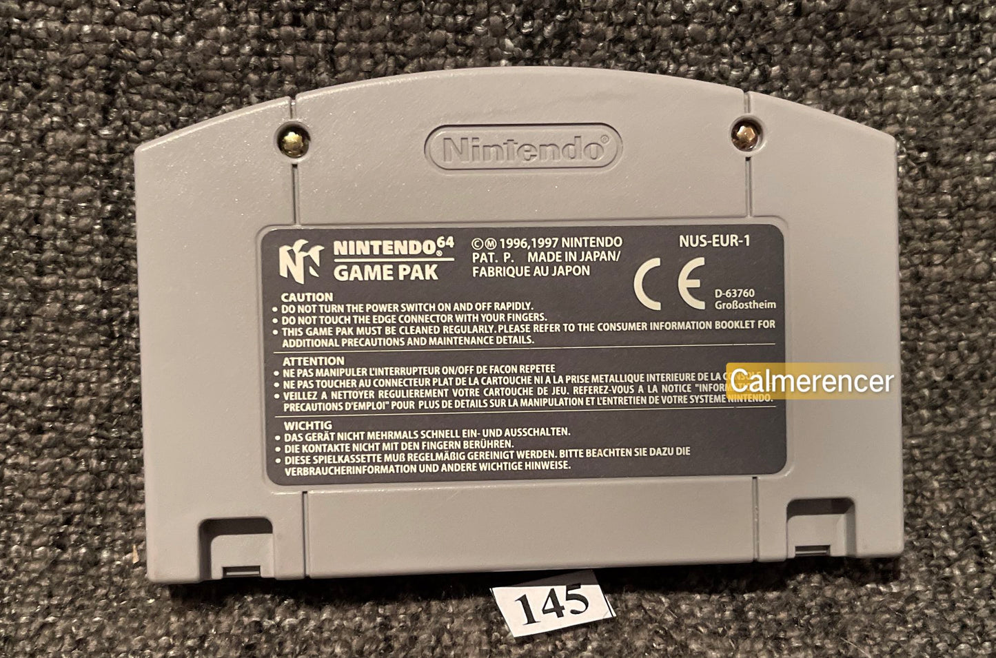 Hardcore ECW Revolution Wrestling - Nintendo 64 / N64 - Pal Version