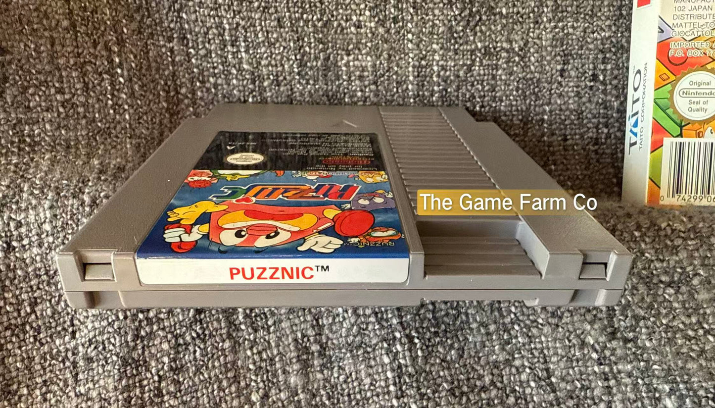 Puzznic Boxed Game - Nes - Nintendo / Entertainment System - Pal Version