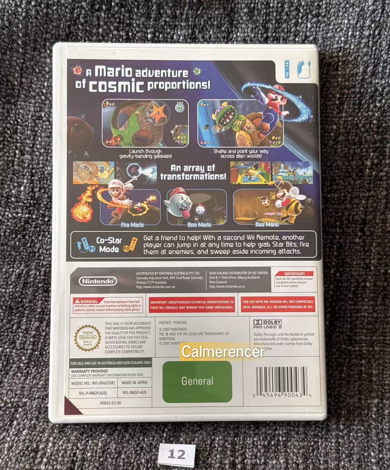 Super Mario Galaxy - Nintendo Wii game