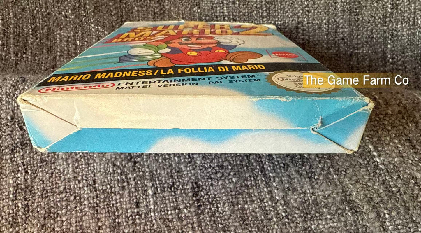 Super Mario Bros 2 Boxed Game - Nes - Nintendo / Entertainment System - Pal Version