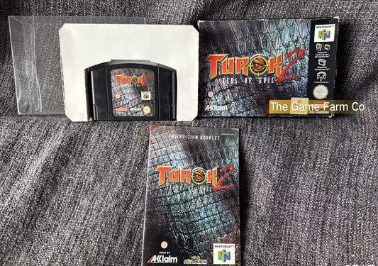 Turok 2 - Seeds of Evil Game Boxed - Nintendo 64 / N64 - Pal Version