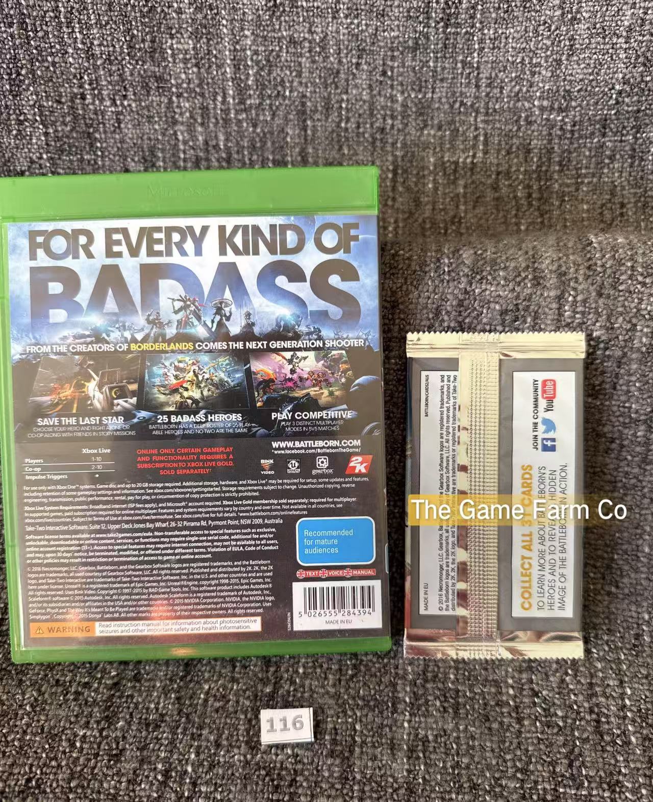 Battleborn + unopened cards Game - Microsoft Xbox One