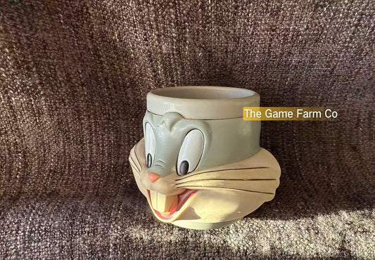 Bugs Bunny Looney Tunes 3D Character Mug (1992 KFC Promotion) Vintage Collectible"