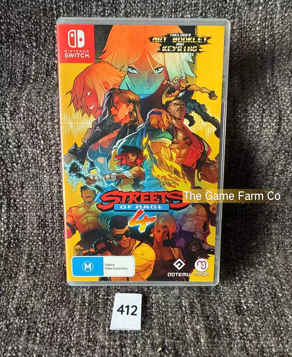 Streets of Rage 4 Nintendo Switch Complete in Box (CIB)