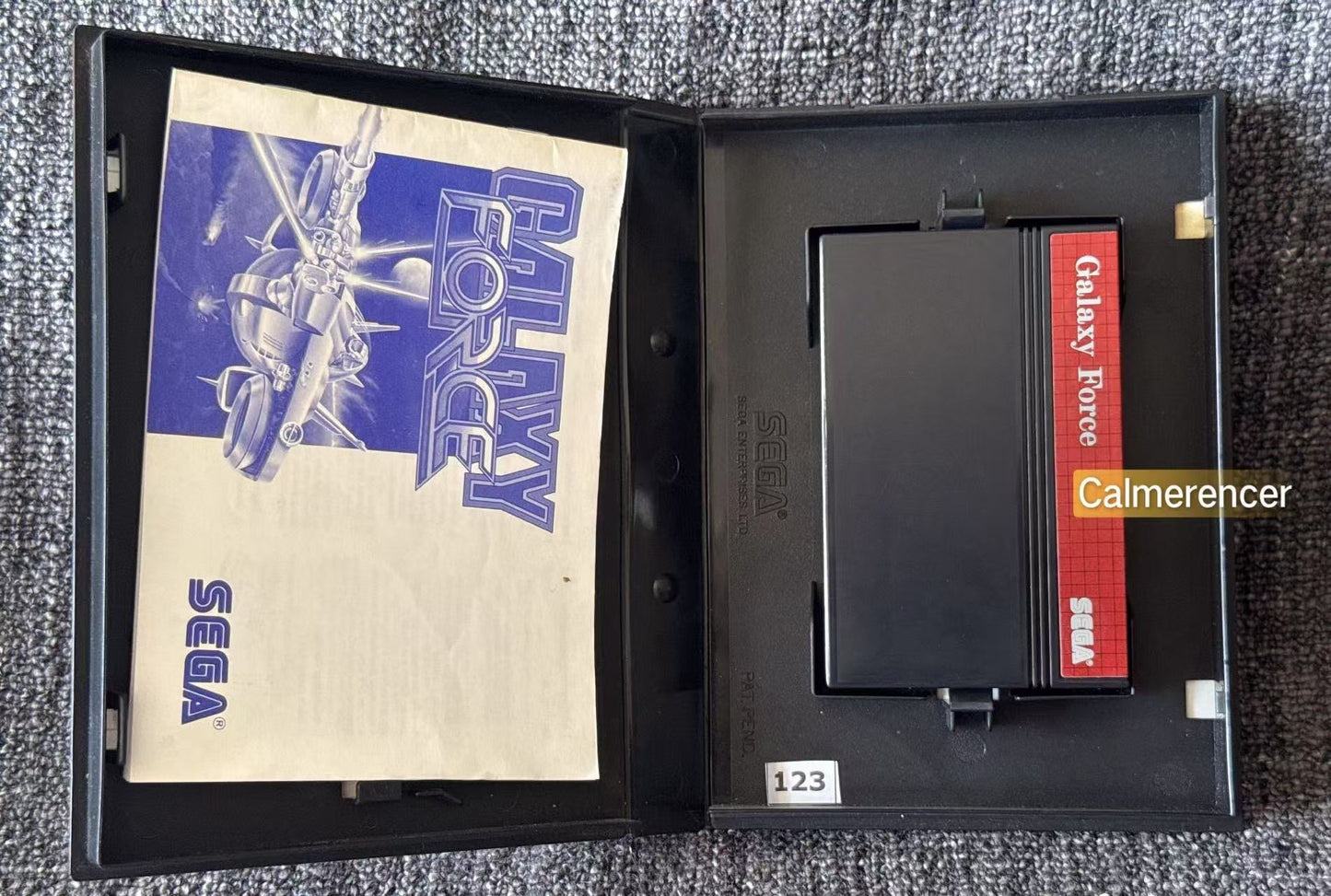 Galaxy Force Game - Sega Master System