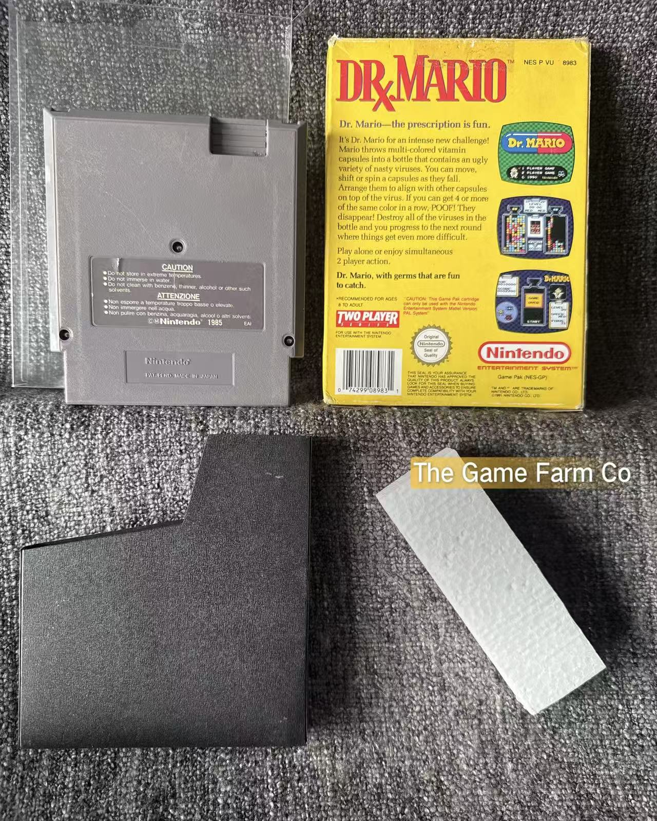 Dr Mario X Boxed Game - Nes - Nintendo / Entertainment System - Pal Version