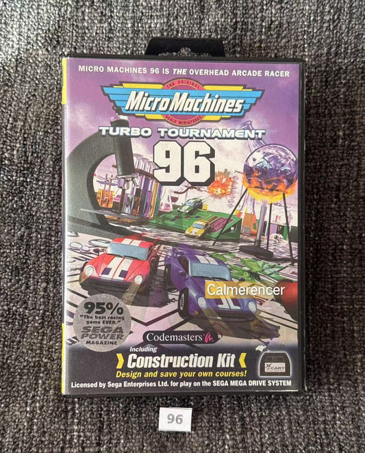 Micro Machines Turbo Tournament 96 Game - Sega Mega Drive