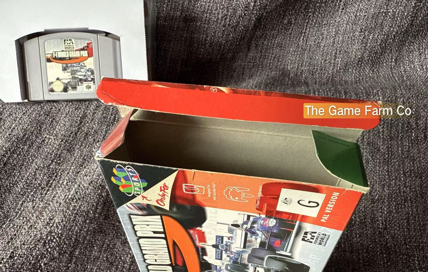 F-1 World Grand Prix Game Boxed - Nintendo 64 / N64 - Pal Version