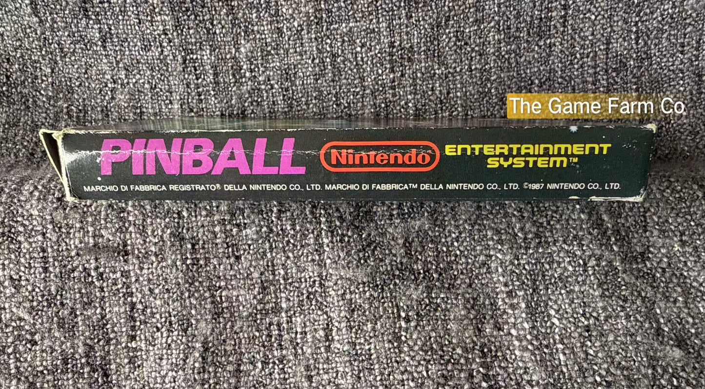 Pinball Boxed Game - Nes - Nintendo / Entertainment System - Pal Version