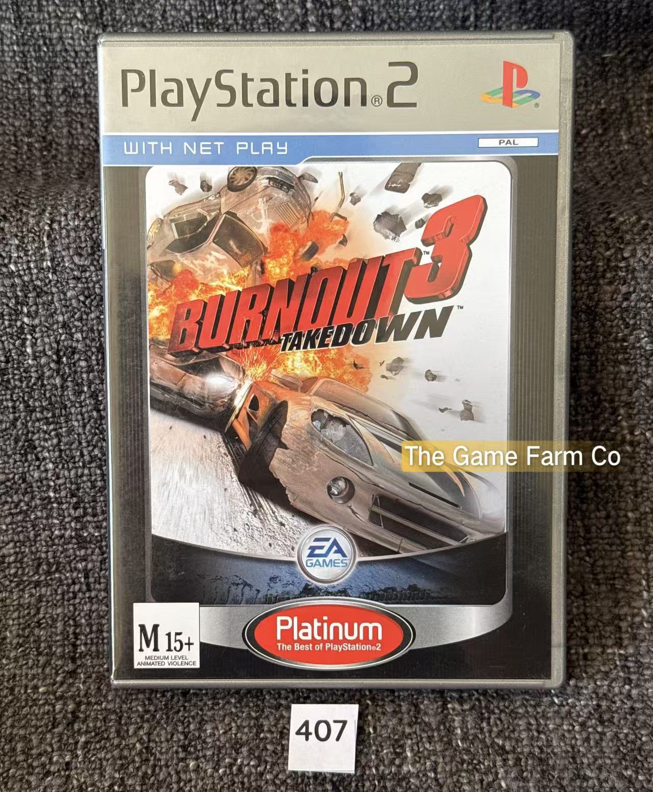 Burnout 3 Takedown PS2 Physical Game CIB PAL Tested Used