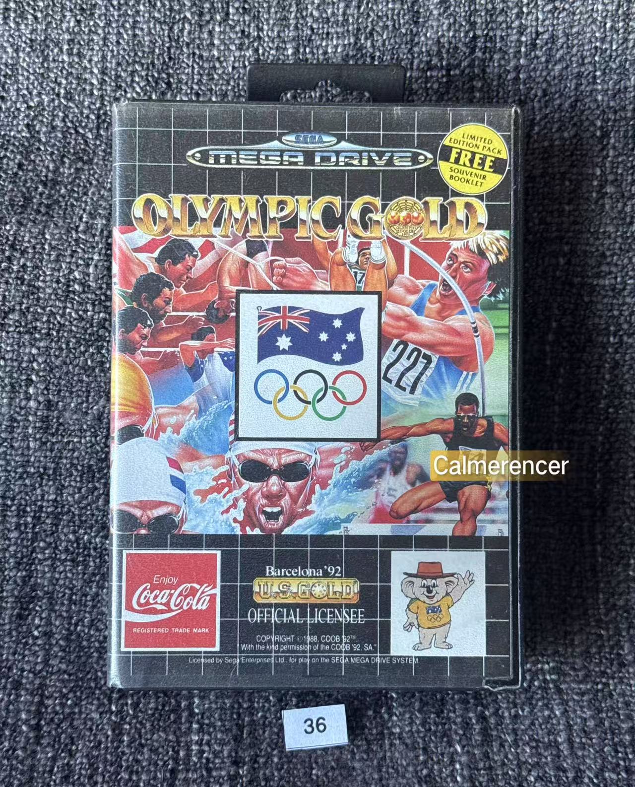 Olympic Gold Game - No manual Sega Mega Drive