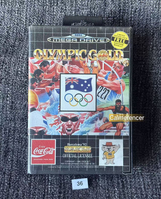 Olympic Gold Game - No manual Sega Mega Drive