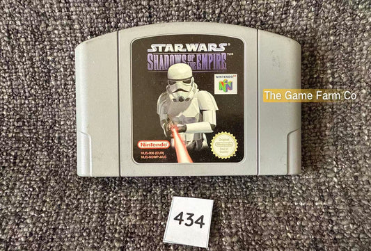 Star Wars Shadows of the Empire N64 Physical Game Loose PAL Tested Used