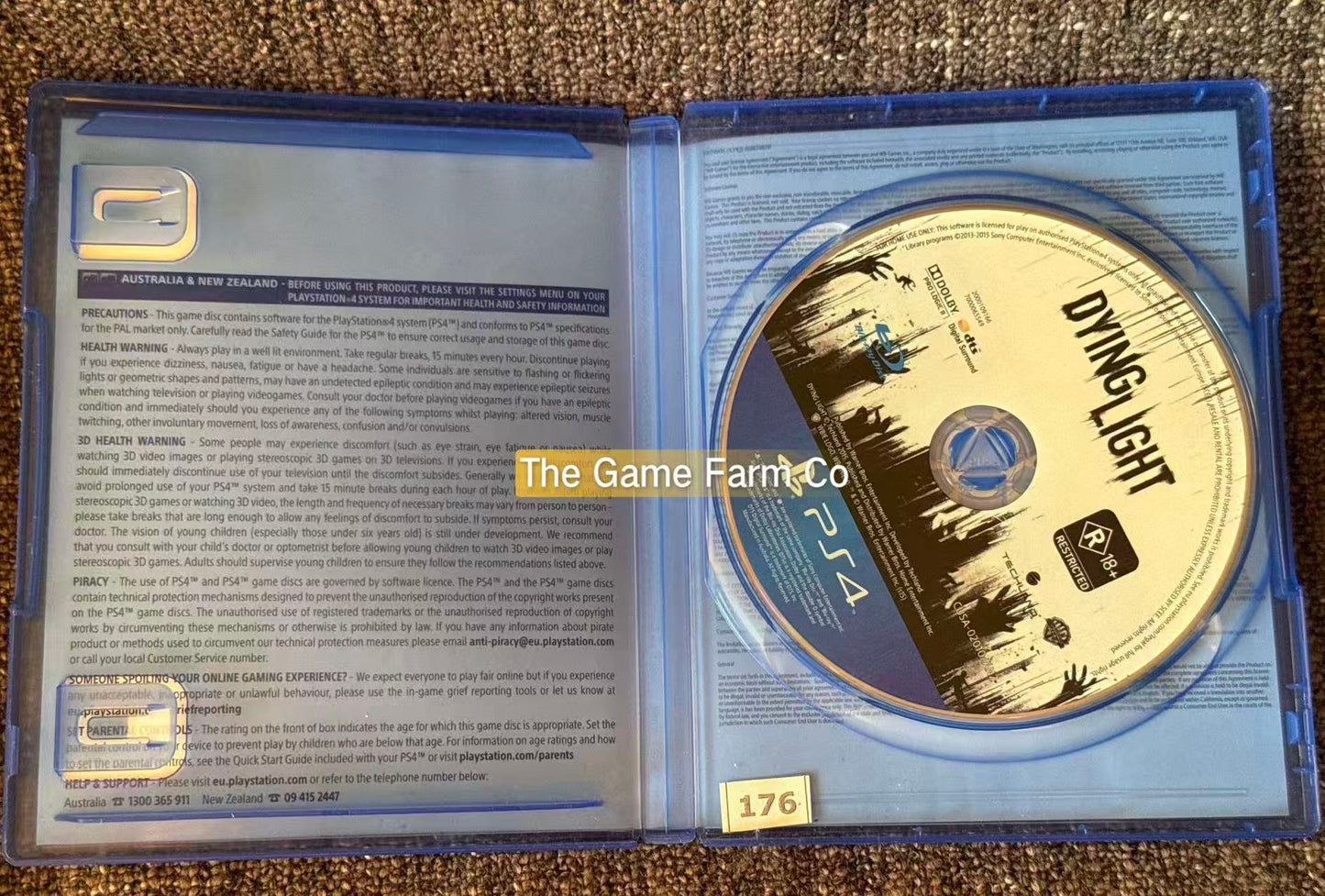 Dying Light Sony PlayStation 4 Complete PAL Tested Used