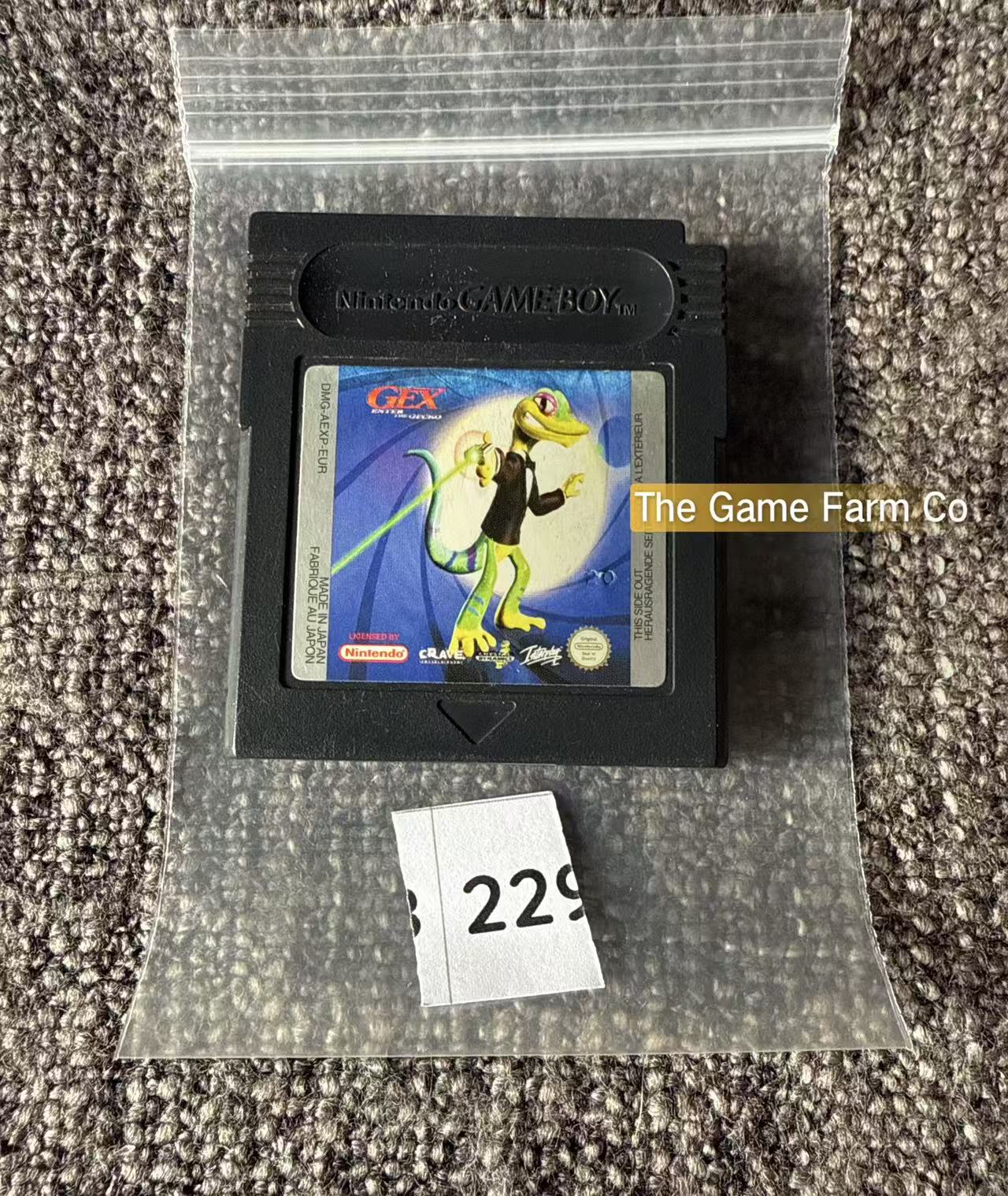 Gex Enter the Gecko Game - Nintendo Gameboy