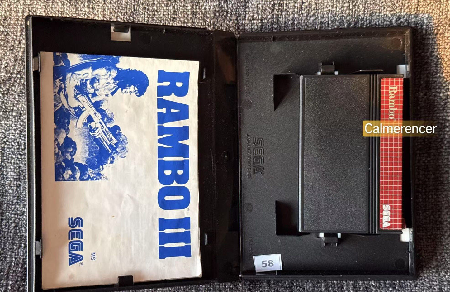 Rambo 3 Game - Sega Master System