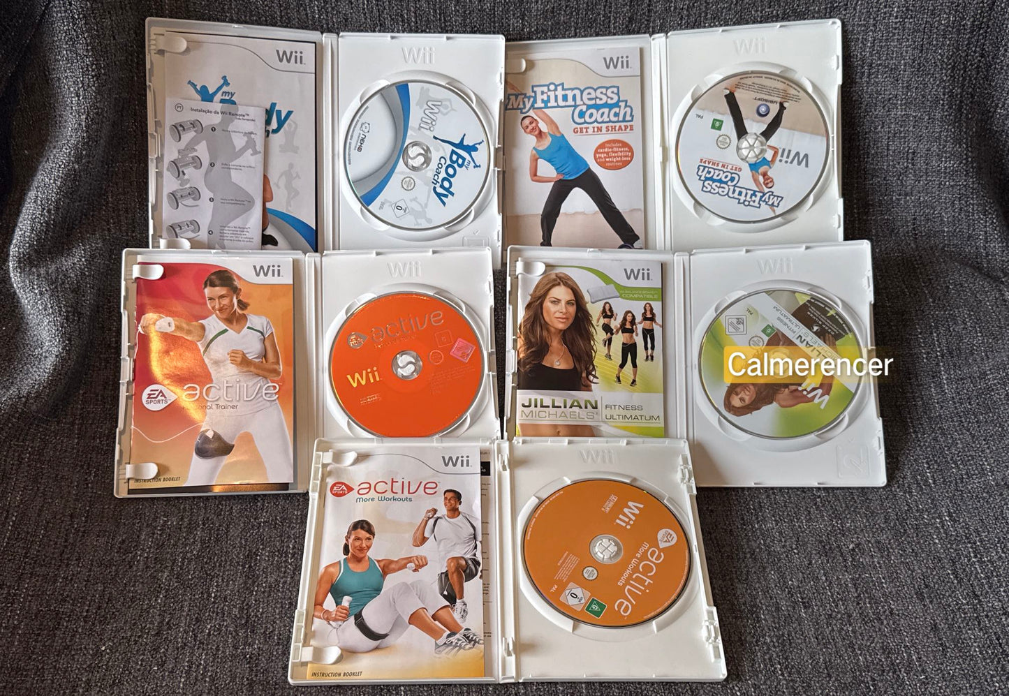 Wii Fitness Game Bundle (5x Fitness training games) - Nintendo Wii game