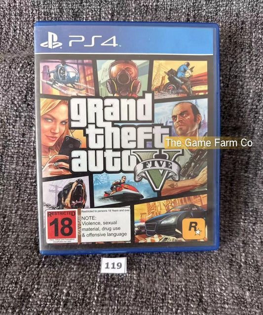 Grand Theft Auto V 5- GTA Sony Playstation 4 (PS4) Game