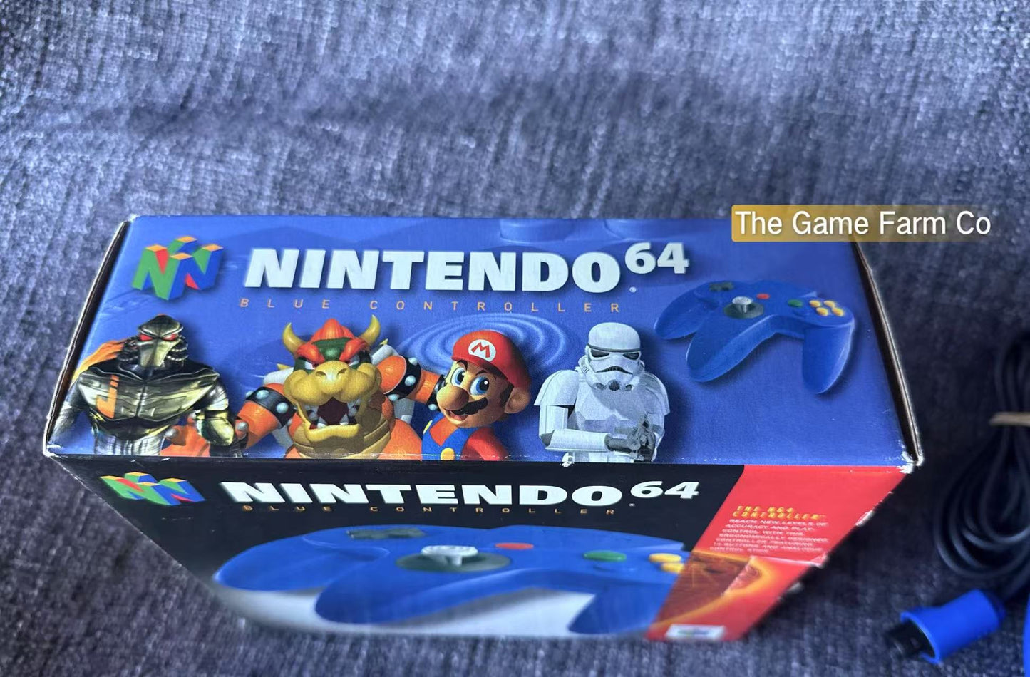 All Genuine boxed Blue N64 controller (Nintendo)