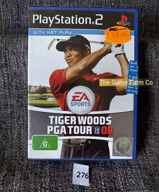 Tiger Woods PGA Tour 08 Game- Sony PlayStation 2 (PS2)