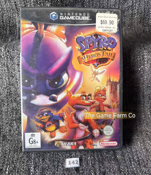 Spyro A Heros Tail (Nintendo GameCube) Complete CIB Manual PAL