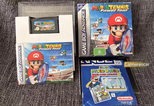 Mario Tennis Power Tour Boxed Game -Nintendo Gameboy Advance GBA - Pal Version
