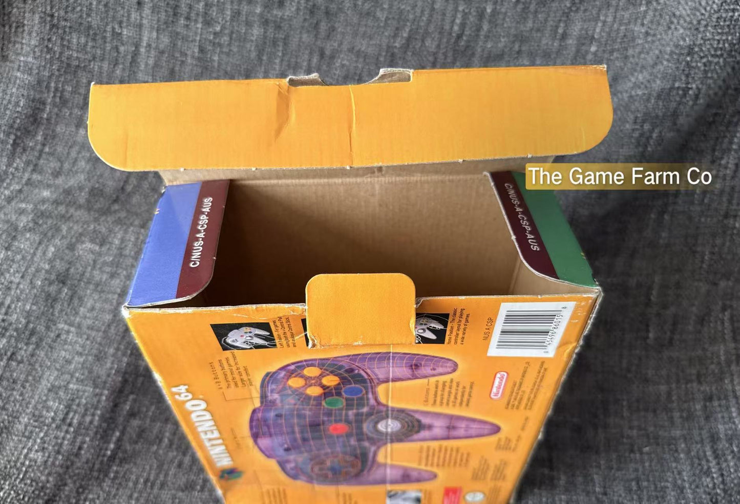 All Genuine Clear Purple boxed  N64 controller in good condition (Nintendo)
