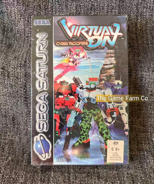 Virtual On Cyber Troopers game - Brand New & Sealed -  Sega Saturn - Pal Australia