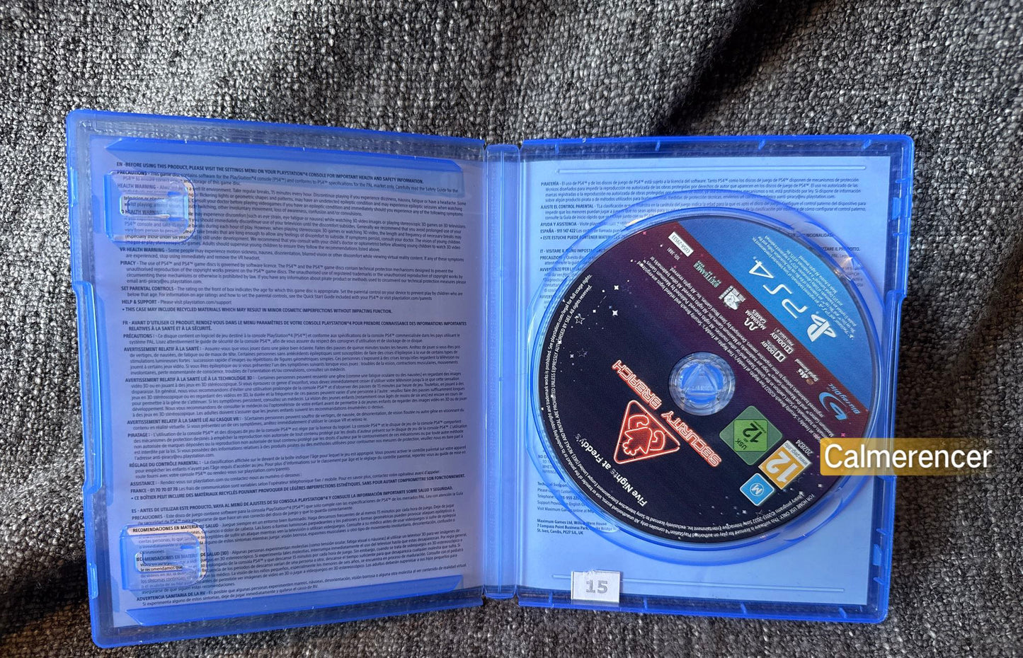 Five Nights At Freddys Sony Playstation 4 (PS4) Game
