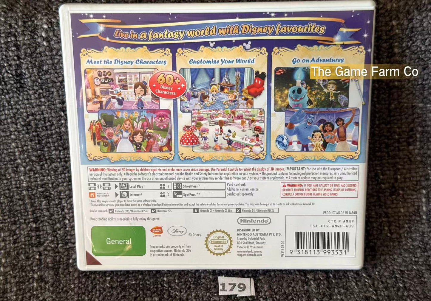 Disney Magical World Nintendo 3DS Physical Game CIB PAL Tested Used