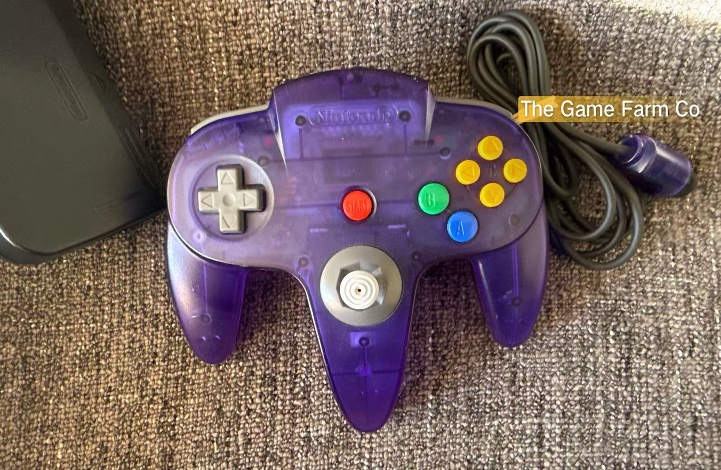 Grape Purple Funtastic Nintendo 64 Console Bundle N64 Tested Excellent Condition