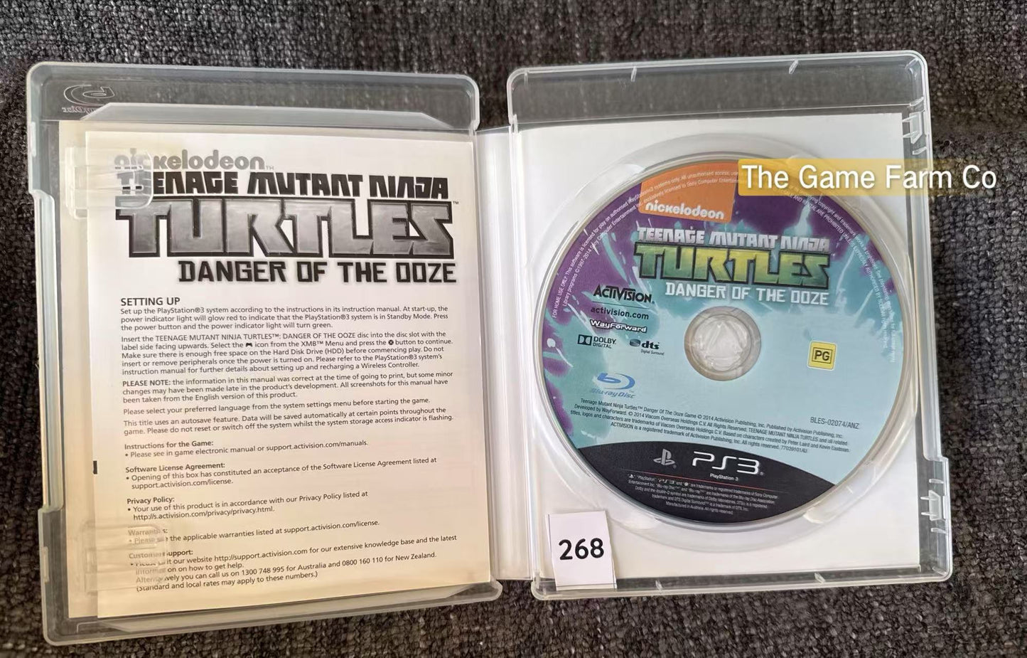 Teenage Mutant Ninja Turtles Danger Of The Ooze Game - PS3 - Sony Playstation 3