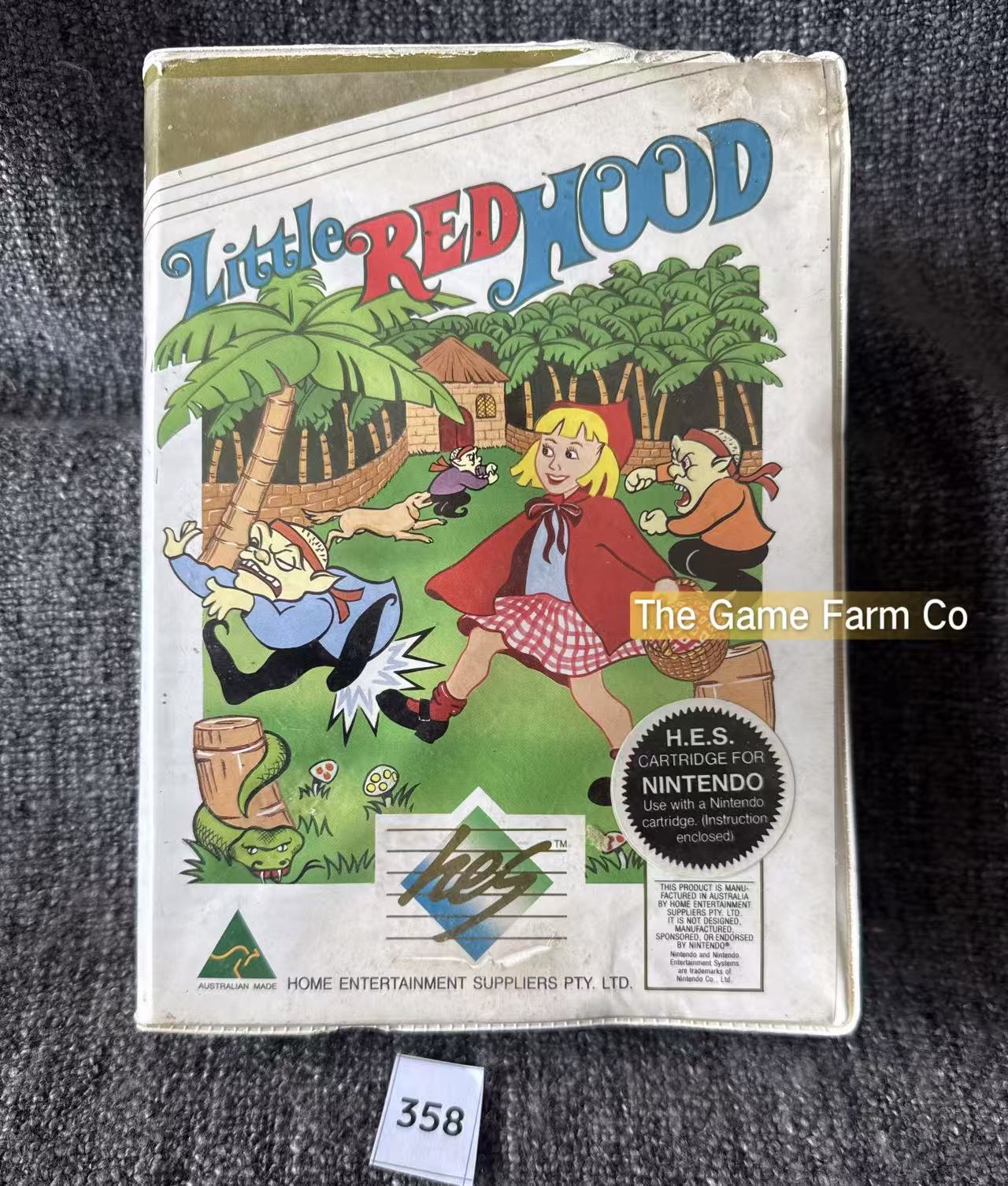 Little Red Hood Game - Nes/Hes - Nintendo / Entertainment System - Pal Version