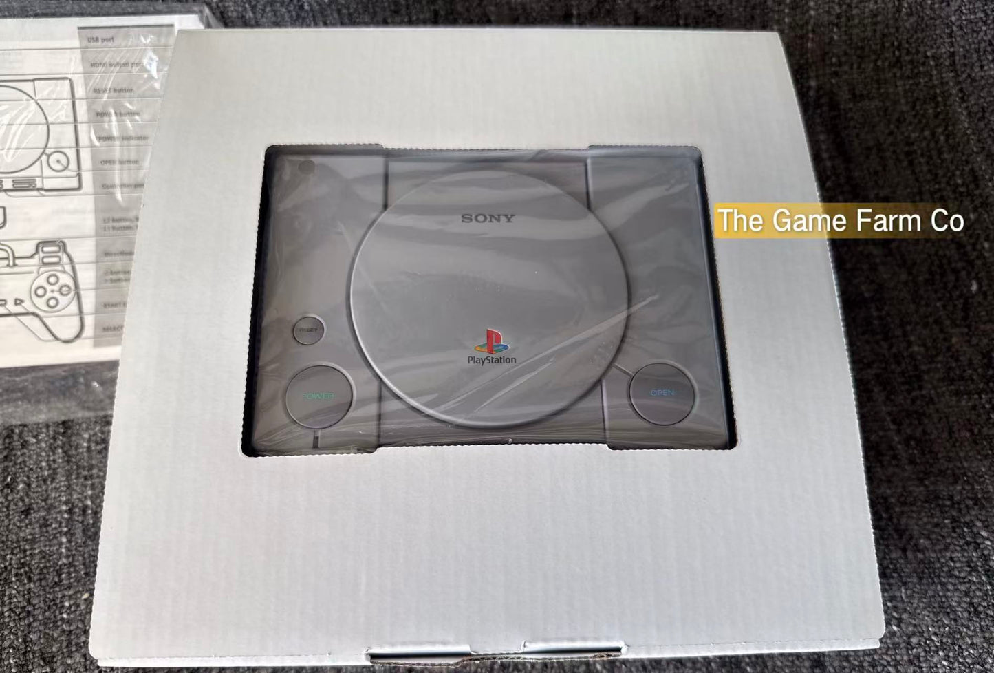 Sony PlayStation Classic / Mini  console Boxed Like New With Controllers & Cords - Pal Version