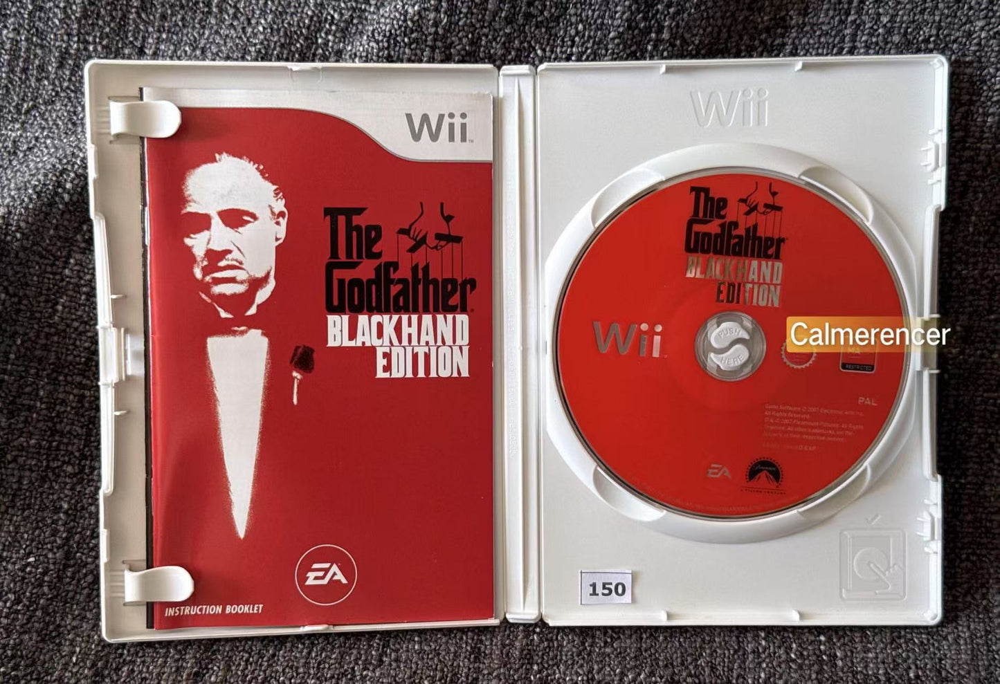 The God Father Black Hand Edition - Nintendo Wii game