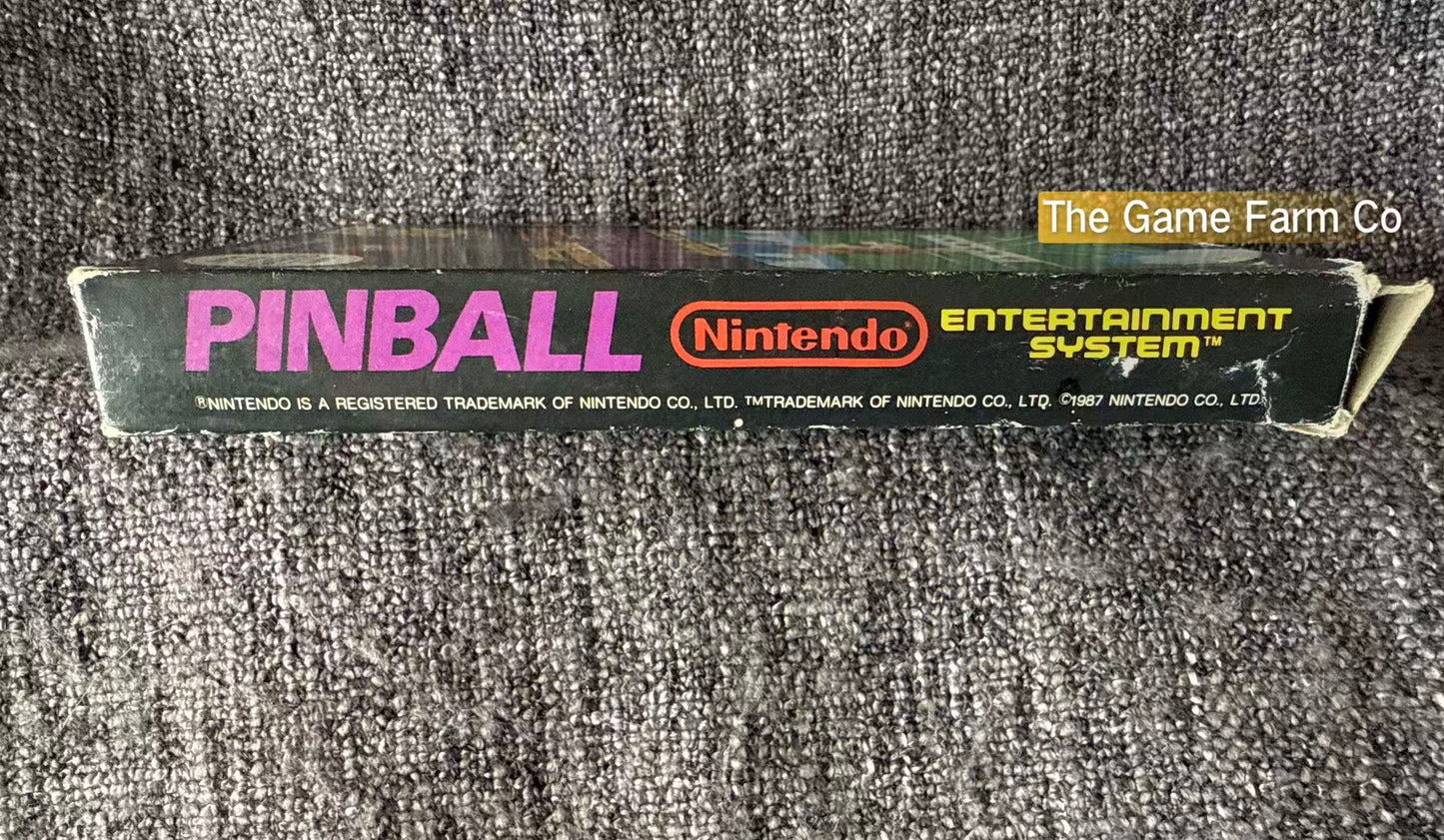 Pinball Boxed Game - Nes - Nintendo / Entertainment System - Pal Version